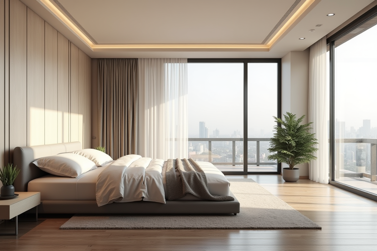 Placement optimal d’un lit : privilégier le mur le plus long ou non