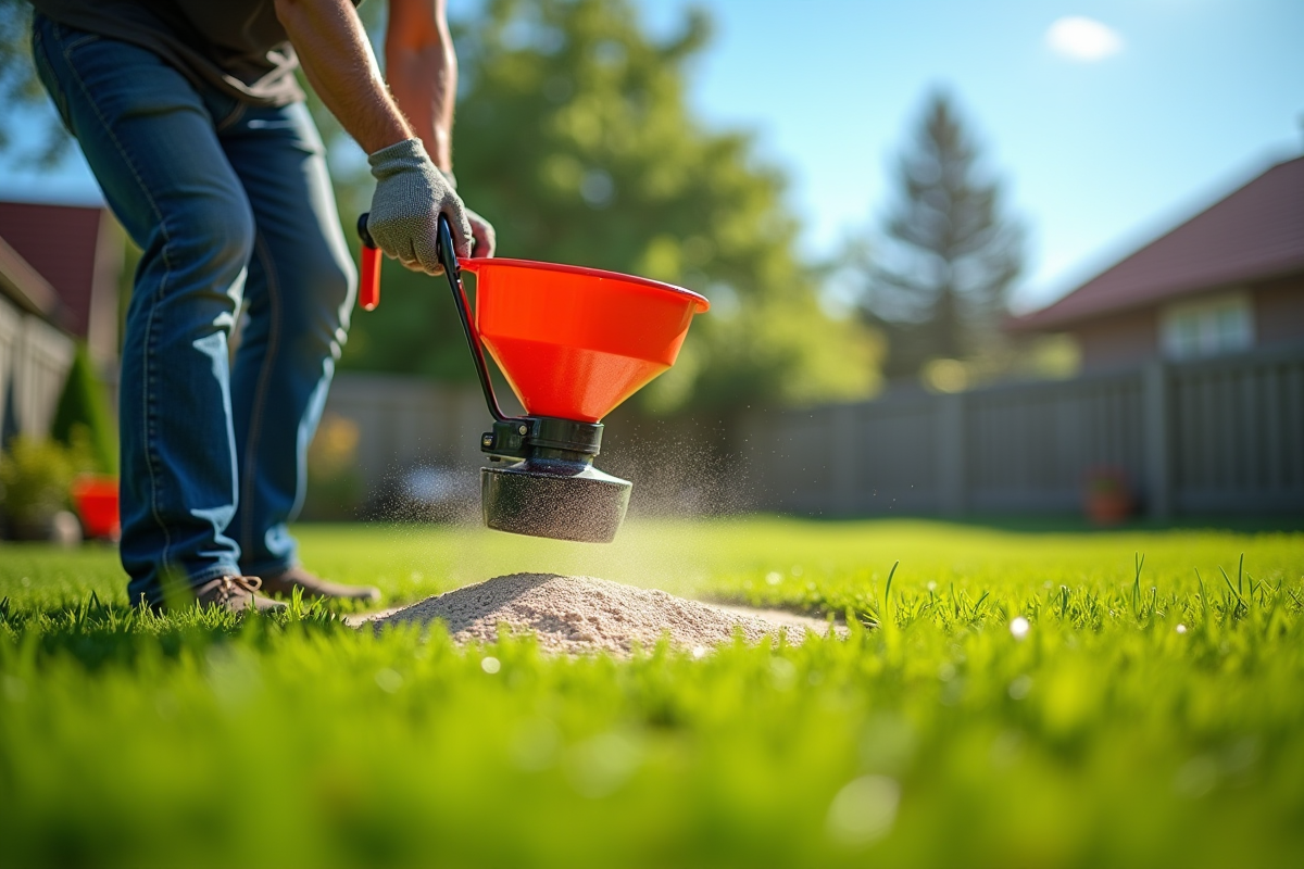 Application d’engrais dans la pelouse : timing optimal et conseils pratiques