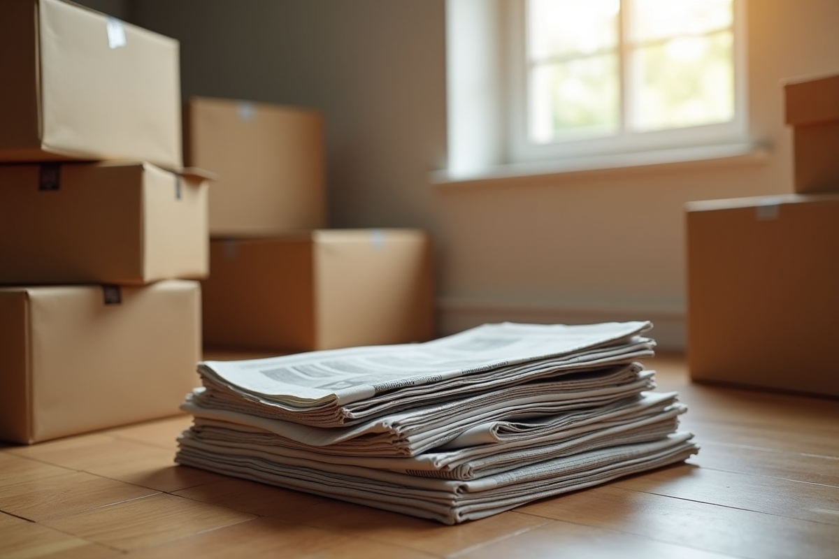 Trouver des vieux journaux pour déménager : meilleures sources et astuces
