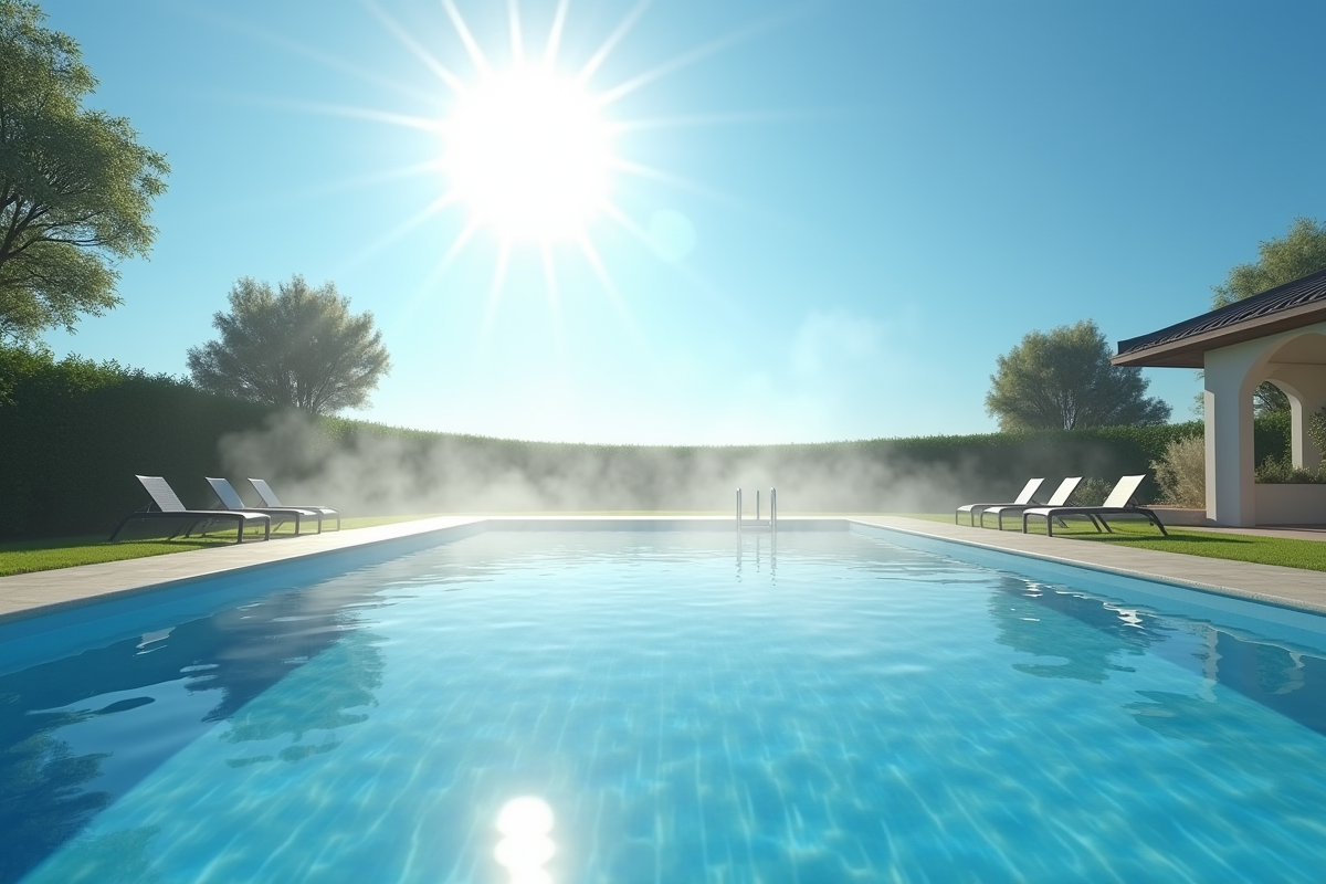 Raisons pour lesquelles l’eau de la piscine ne chauffe pas